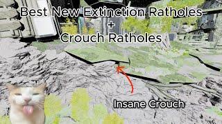 Top 5 Best New Hidden Ratholes and Crouch On Extinction | Ark: Survival Ascended