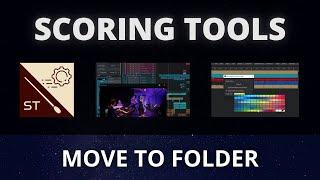 Studio One Scoring Tools - Move to Folder