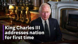 King Charles III addresses the nation for first time after Queen's death