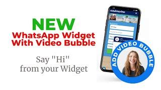 Video Bubble WhatsApp Widget 