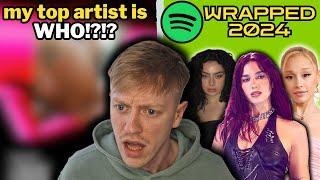 i am in *shock* at my SPOTIFY WRAPPED 2024 | REACTION