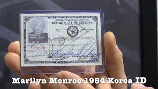 Marilyn Monroe Department of Defense ID Card *AMAZING* Auction April 10th