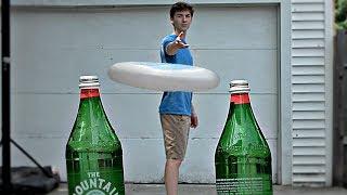 Bottle Cap Challenge Trick Shots | That's Amazing