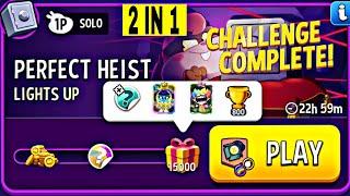 2 Solo lights up rainbow bombs away perfect heist solo challenge | match masters