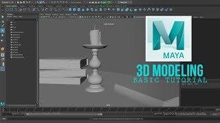 Modeling 3d Object in Autodesk Maya 2018 l Basic Tutorial