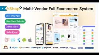 Shopo eCommerce   Multivendor eCommerce Flutter App with Admin Panel, Website & PWA