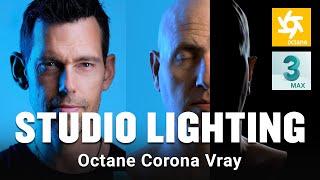 Tutorial: Learn studio lighting once and forever | 3Dsmax Octane Corona Vray and all other renderers