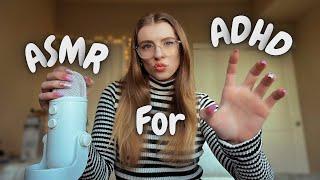 FAST AND AGGRESSIVE ASMR FOR ADHD (mouth sounds, nail tapping, mic triggers) *tingly & fast paced*