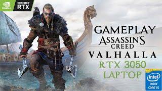 Assassin's Creed Valhalla Gameplay | RTX 3050 Laptop Best Settings | Benchmark Ideapad Gaming 3 i