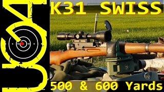 K31 Swiss - Range Day - 500 to 600 Yards Scoped Accuracy - by UGA