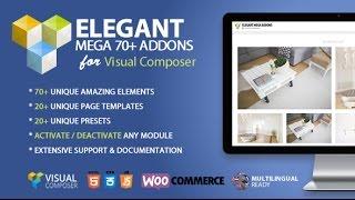 Elegant Mega Addons for WPBakery Page Builder Template Usage