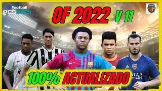 PES 2021 ACTUALIZADO al 2022 OPTION FILE TOTAL COMPLETO V11 PS4 PS5 PC