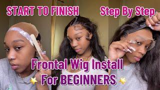 The ULTIMATE MELT From START TO FINISH | Frontal Wig Install For BEGINNERS