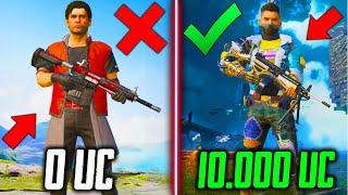 САМАЯ ЛУЧШАЯ ПРОКАЧКА АККАУНТА на 10000 UC В PUBG MOBILE! ПРОКАЧАЛ АККАУНТА на 10000 UC ПУБГ МОБАЙЛ!