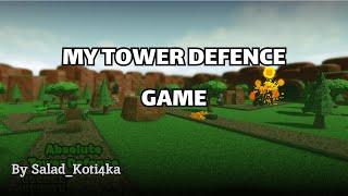 My Tower Defence Game | NOT GNOMECODE TOWER DEFENCE | Roblox