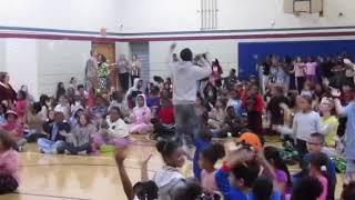 KID JAY VISIT ERICKSON ELEMENTARY FOR COUNTDAY...