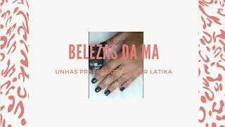 COMO PINTAR AS UNHAS DE PRETO COM GLITTER  TESTANDO ESMALTES #latika  #shorts