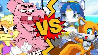 M.U.G.E.N Battles | Lola Bunny/Richard Watterson vs Tails/Krystal