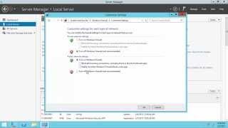 Disable Windows Firewall in Windows Server 2012