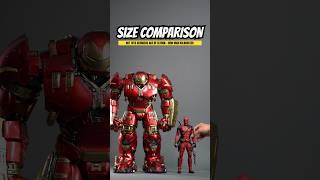 Size Comparison: Hot Toys Marvel Studios Avengers Age of Ultron - Iron Man Hulkbuster #ironman