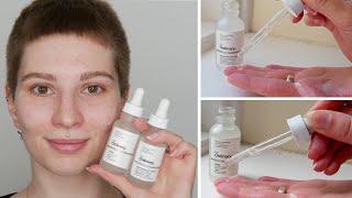 How to use The Ordinary Buffet (Multi-Peptide + HA Serum) and Niacinamide