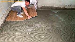 Instructions For Proper Construction And Installation Of Wood-Like Ceramic Tiles For Bedroom Floors