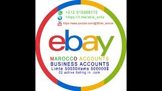 Premium eBay Morocco Seller Account with Payoneer Integration – High Limits,50,000 Items..