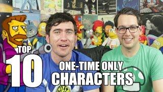 Top 10 Simpsons One-Time Only Characters // Four Finger Discount