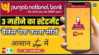 punjab national bank mpassbook registration | pnb statement kaise nikale-PNB mpassbook