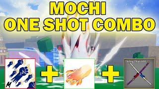 MOCHI ONE SHOT COMBO MOCHI V2 + GODHUMAN COMBO - Hướng Dẫn Combo Mochi V2 | Blox Fruits - Roblox