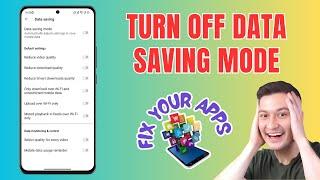 How to Turn Off Data Saving Mode on YouTube