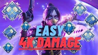 The EASIEST WAY To Get Your FIRST 4k DAMAGE BADGES! Apex Legends Season 10 Guide & Tips [Gameplay]