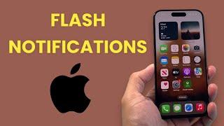 How To Enable Flash Notifications on iPhone