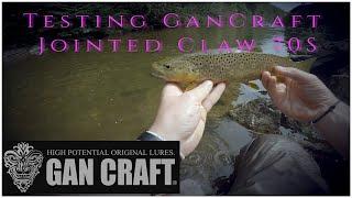 Testing the GanCraft Jointed Claw 70S / SMALL STREAM / TROUT Bfs ACTION / Forellenangeln am Bach