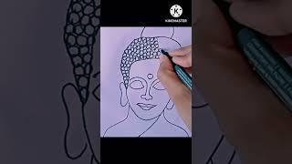 Let's make shree Gautam Buddha with number 2. #Be_easier #easydrawing #song