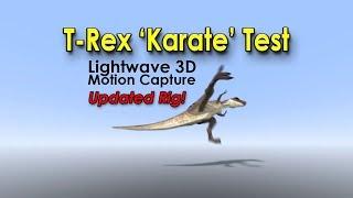 #LIGHTWAVE T-Rex Karate Kicks Tail Dynamics