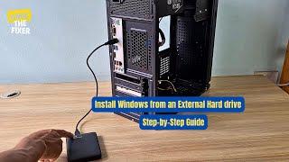 "How to Install Windows Using an External Hard Drive: Step-by-Step Guide!"