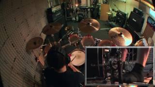 Exopan - Live Forever - Drum View - Heel Toe Technique (Drummer: Dennis Burneleit)