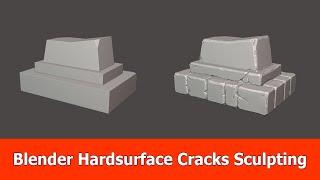 Blender 2.91 Hardsurface Sculpting Cracks