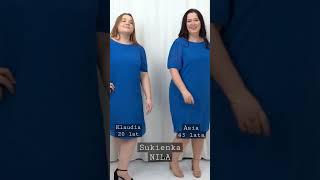 Sukienka wizytowa NILA #dress #moda #plussize #fashion #stylist #elegant #model #shorts #shortsvideo