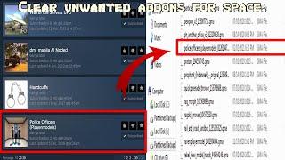 How to delete/unsubscribe unwanted addons in Garry's Mod