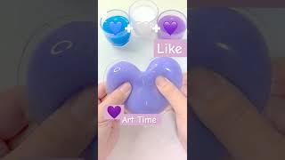 heart colour mixing satisfying #trending #youtubeshorts #arttime