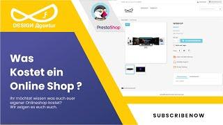 Was kostet ein Online Shop ? | IONOS | PrestaShop by FJ Design Agentur