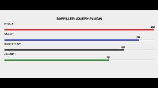 Barfiller jquery plugin best progress-bar*2019*