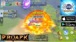 Ragnarok Origin Gameplay Android / iOS (Open World MMORPG) (KR)