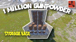 RUST - 1 MILLION Gunpowder Storage Base - 2024 New Base Design