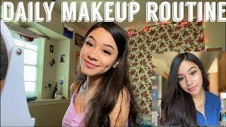 Daily makeup routine