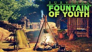 НОВАЯ ВЫЖИВАЛКА 2023. СТРОИМ ЛОДКУ И ДОМ - SURVIVAL FOUNTAIN OF YOUTH - ВЫЖИВАНИЕ НА ОСТРОВАХ #3