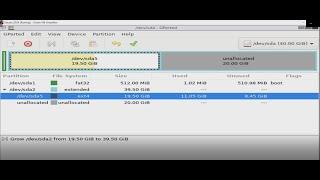 Resize Ubuntu 20.04 Virtual Box VM with GParted