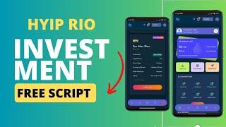 hyip Rio New Design Investment Website free source code